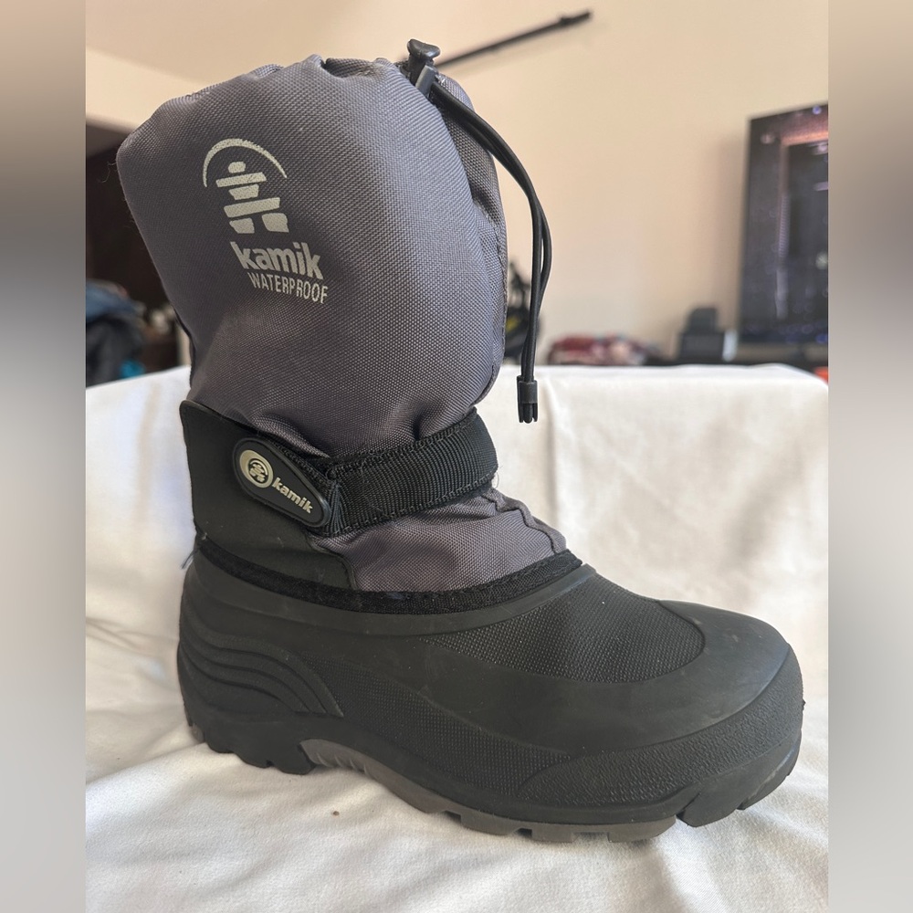 Kamik Waterproof Winter Snow Boots | Kids Size 4 - Picture 2 of 6